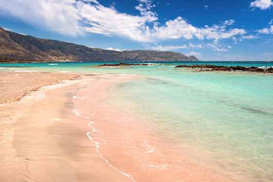 Elafonissi stranden på Kreta