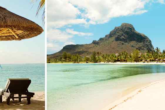 Le Morne, stranden ved Paradis Hotel