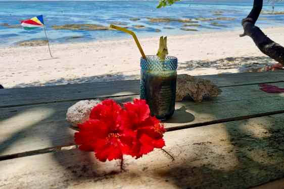 Forfriskning i skyggen