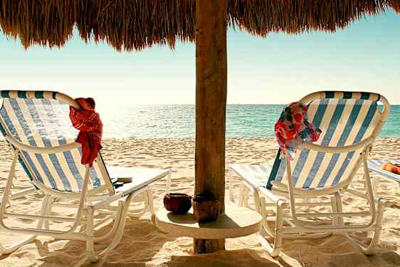 Et solrigt Playa del Carmen.