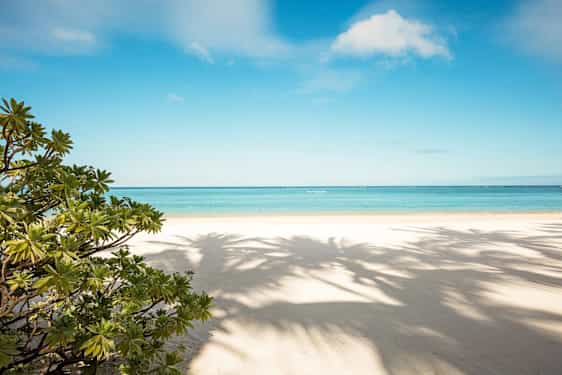 Strand på Mauritius