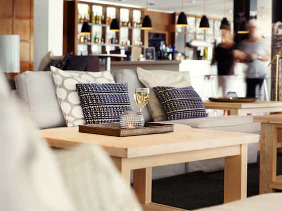 Loungen ved receptionen