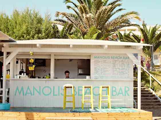 Frokostrestauranten på stranden