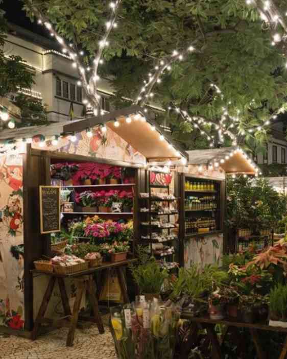 Julemarked bod i gaderne omkring Funchal