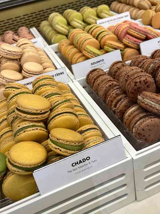 Macrons på Pierre Hermé