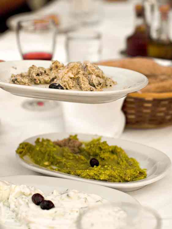 Græske specialiteter bl.a. tzatziki