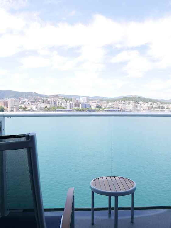 Udsigt fra balkon