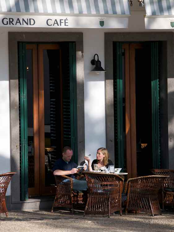 Café i Funchal på Madeira