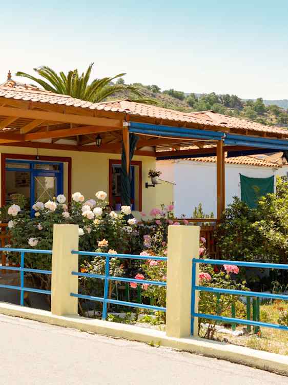 Lokal restaurant på Lesbos