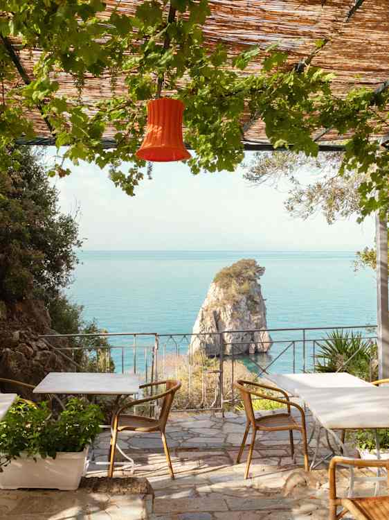 Restaurant med udsigt i Parga