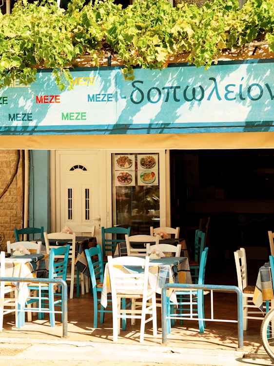Restaurant på Lefkas
