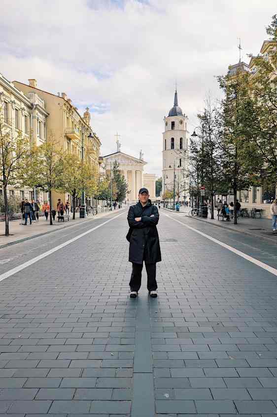 Gedimino prospektas er Vilnius’ storslåede hovedstrøg.