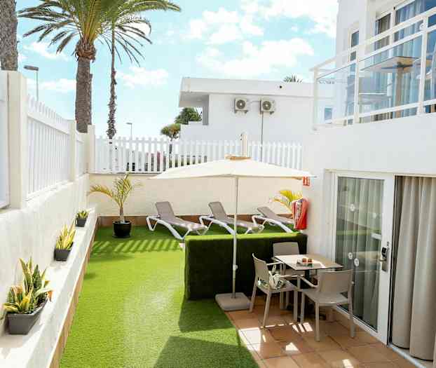 2-værelses lejlighed med balkon eller terrasse