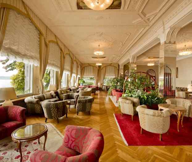 Siddeområde i lobbyen