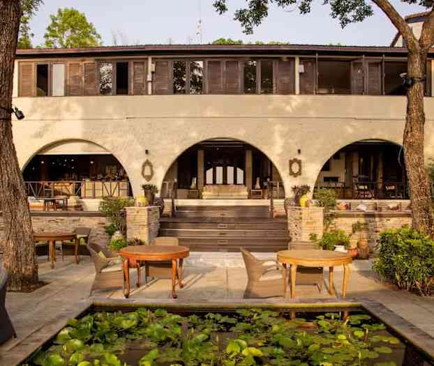 Siddeområde i lobbyen