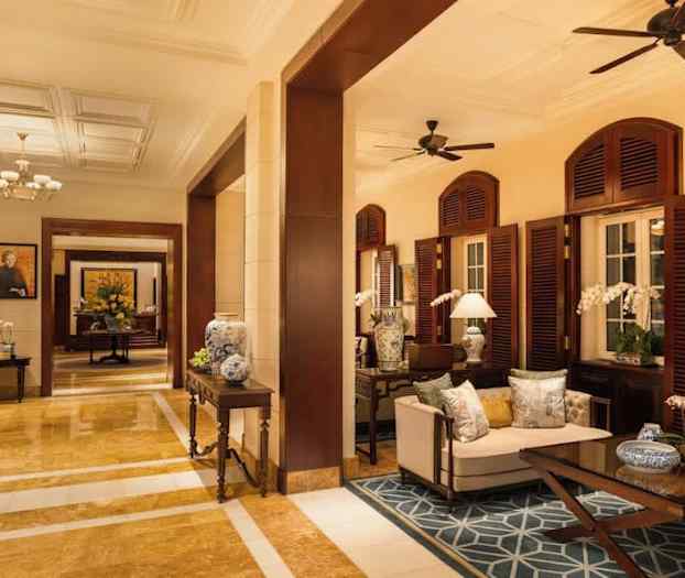 Siddeområde i lobbyen