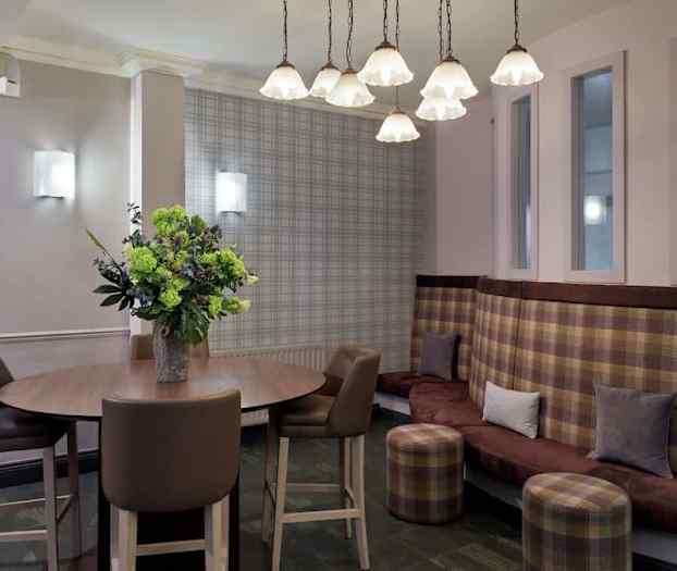 Lounge i lobbyen