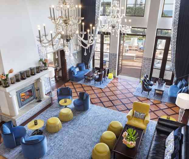 Siddeområde i lobbyen