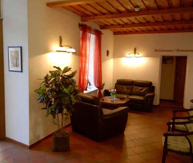 Siddeområde i lobbyen