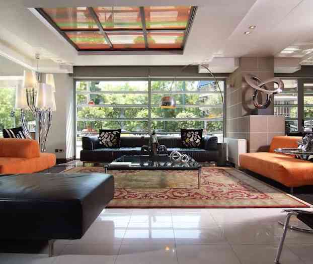 Siddeområde i lobbyen