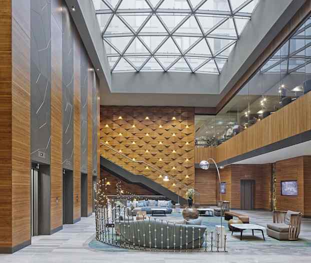 Siddeområde i lobbyen