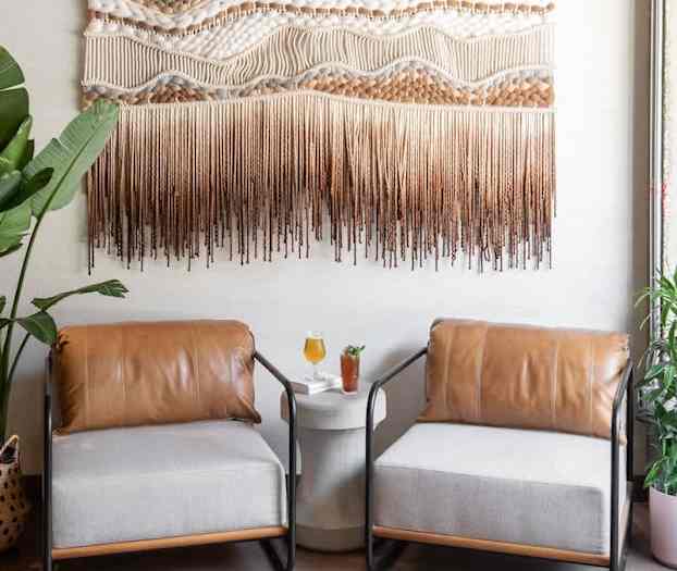 Siddeområde i lobbyen