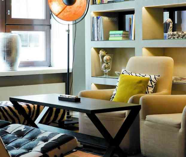 Siddeområde i lobbyen