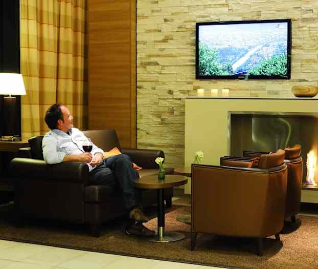 Siddeområde i lobbyen