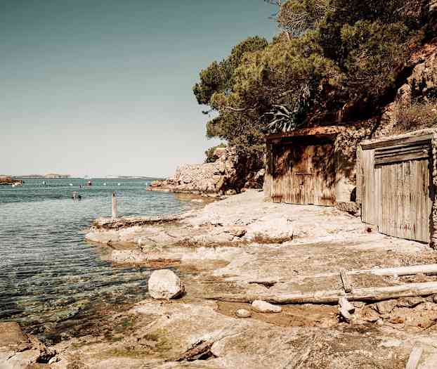 Kysten i området omkring hotellet