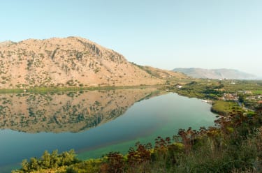Lake Kournas på Kreta