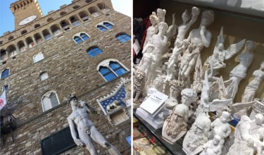 Michelangelos David i Firenze