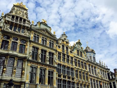 Det verdensberømte Grand Palace i Bruxelles