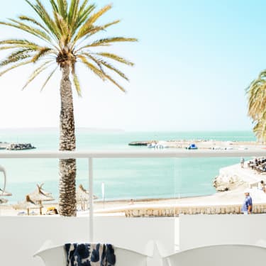 Strand og palmer på Mallorca