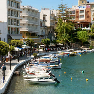 Havnepromenaden i Agios Nikolaos
