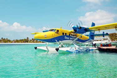 Transfer på Maldiverne foregår ofte med vandfly