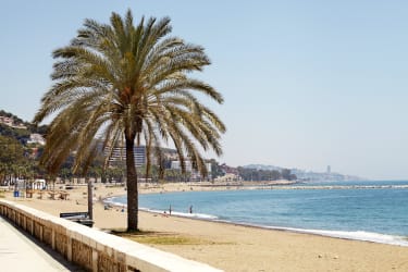 Malaga - strandpromenaden