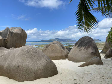 sten på stranden