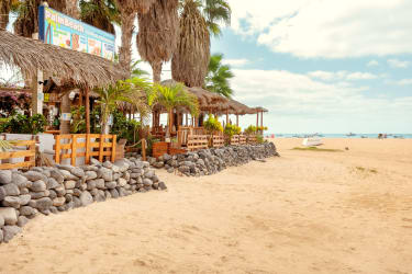 restaurant der ligger på stranden