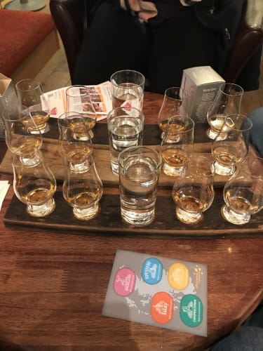 Mange forskellige whiskeyglas til whiskeysmagning