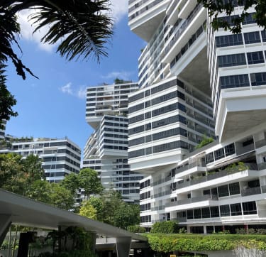Arkitektur i Singapore er storslået og imponerende