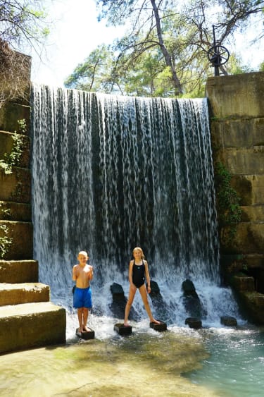 Seven springs waterfall