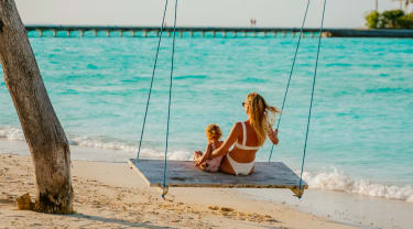 Maldiverne med børn. Foto: Villa Park Sun Island