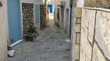 Smalle gader i Skiathos