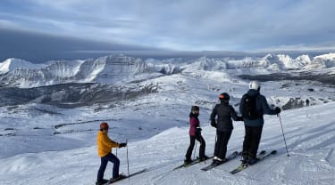 Skiløber i Banff