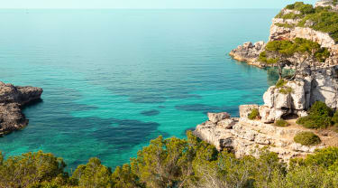 Badebugt på Mallorca