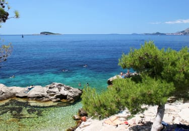 Strand og sol i Kroatien