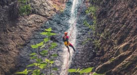 Canyoning in the rainforest - Canyoning i regnskoven
