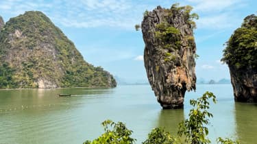 Thailands smukke landskab i fokus