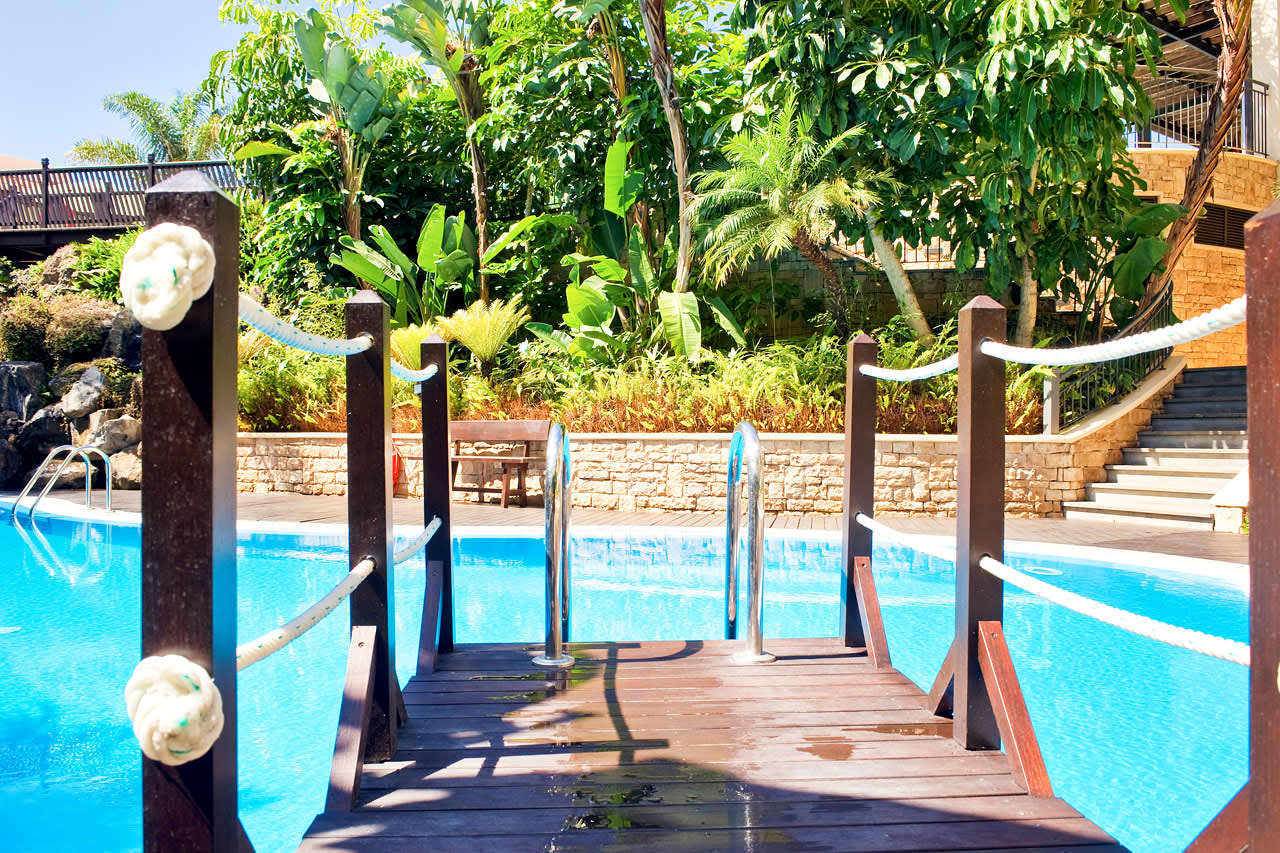 Hotellerne Porto Mare, The Residence og Eden Mar har fælles pool