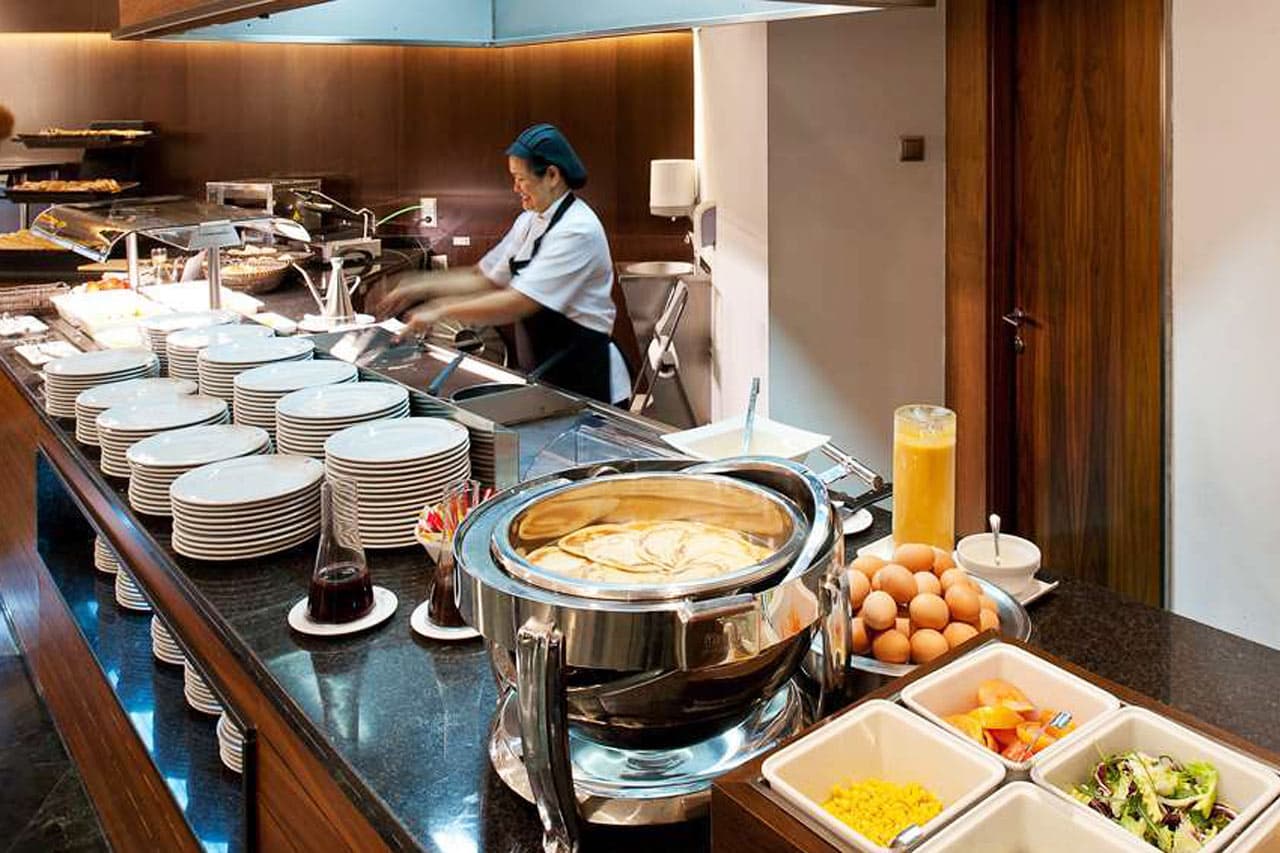 Hotellets morgenmadsbuffet